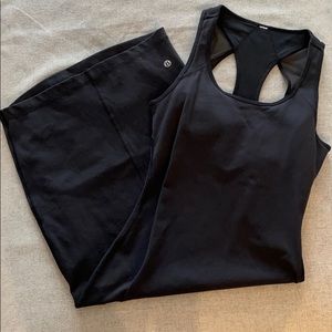 Lululemon form fitting dress with built in bra